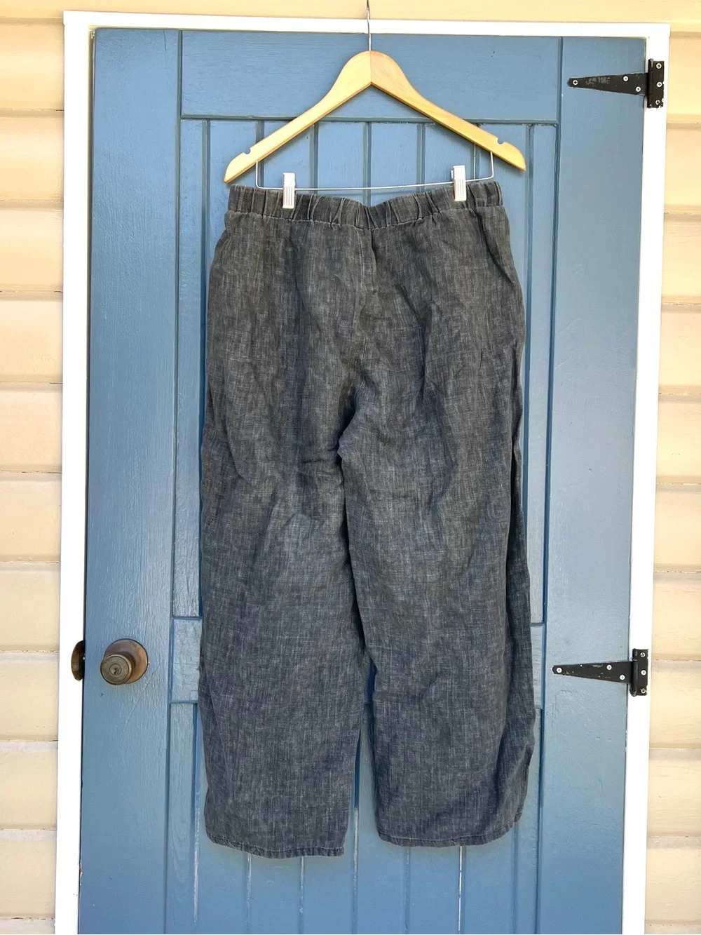 Eileen Fisher 100% Organic Linen Pant Women Size M/M